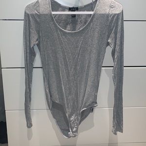 Urban Outfitters Gray Bodysuit